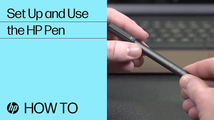 Set Up and Use the HP Pen | HP Computers | @HPSupport