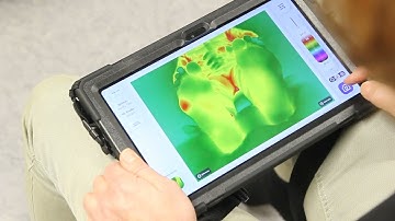Foot screening with Thermidas IRT-384 Tablet