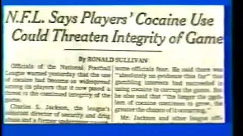 Howard Cosell-1982 Cocaine In NFL-Carl Eller On AB...