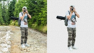 COMO QUITAR FONDO en Photoshop con 2 métodos diferentes y de forma NO DESTRUCTIVA