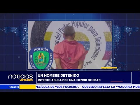 Hombre fue detenido