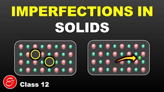 Imperfections in Solids || The Solid State - 12 || Chemistry for Class 12 in Hindi