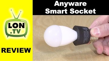 Anyware Smart Adaptor Review - Turns Lamps into Burglar Alarms! Additional sensors too