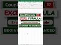 COUNTIF Function in Excel | Excel Me COUNTIF Formula Kaise Use Kare 🔥 | Step by Step #excel #shorts