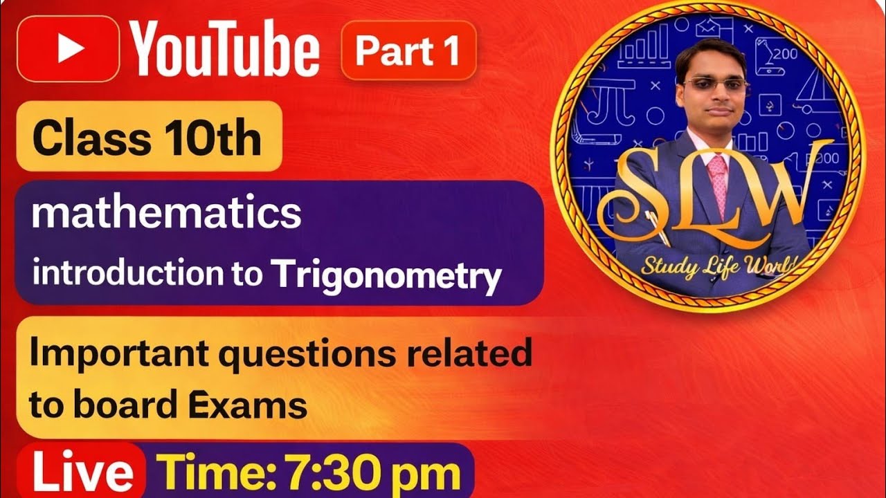 Class 10th mathematics # Introduction to Trigonometry 