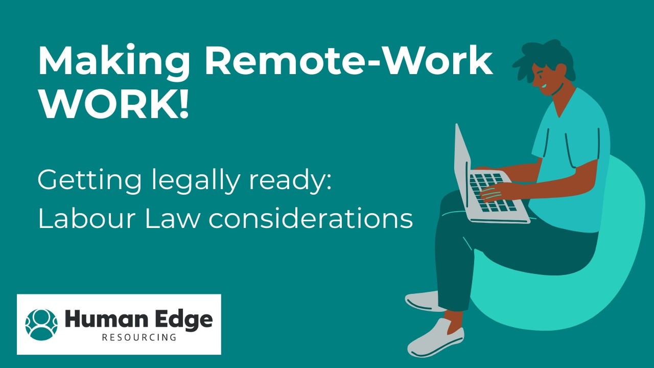 Making Remote-Work Work: Legal Preparations!