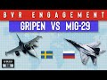 Sweden&#39;s Gripen vs Russia&#39;s MiG-29 - BVR Engagement