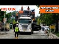 SCANIA R580 Muatan 120 Ton / HITACHI EX1200