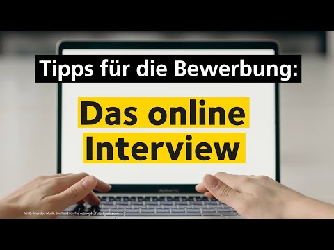 Bewerbungs-Tipps: Das Online-Interview