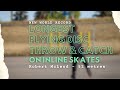 Guinness world record  longest flying disc throw and catch on inline skates