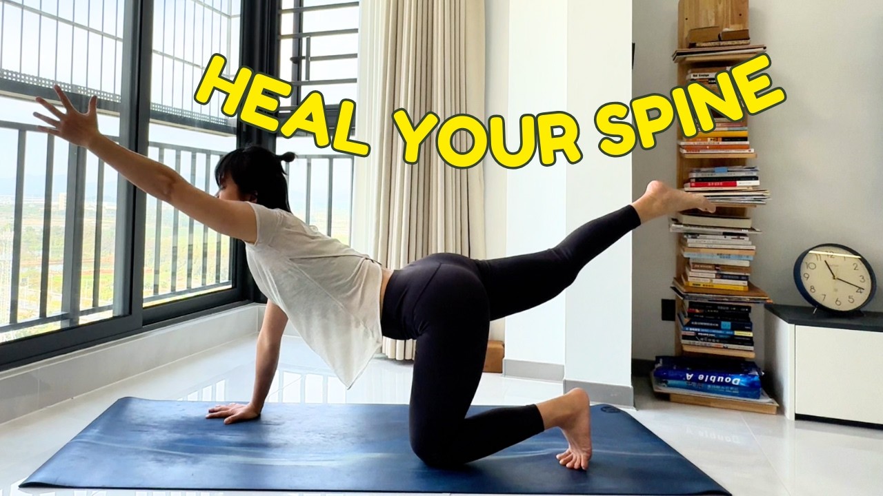 The 7-Minute Back Savior: Daily Yoga for a Healthy Spine (Beginners)