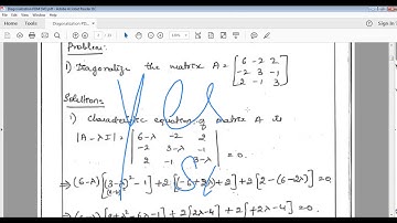 ECE, ESLA, 18EC44, Module 5, Diagonalization