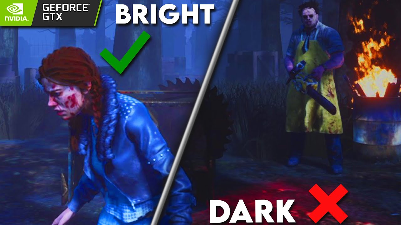 Secret Brightness Hack For Dead By Daylight Nvidia Freestyle Youtube