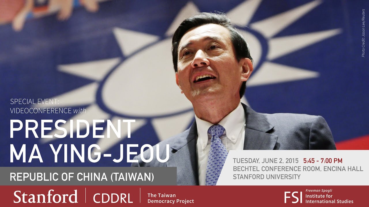 Videoconference with President Ma Ying-jeou of the Republic of China (Taiwan)