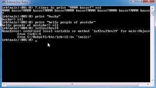 Ruby Programming Tutorial   2   Writing a Simple Program