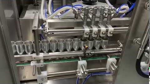 Máy chiết rót nước giải khát Pít-tông, Đổ đầy nitơ lỏng, Máy hàn nhôm tự động