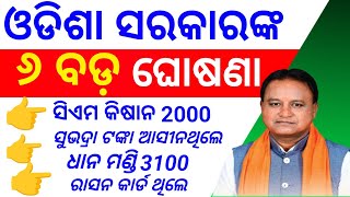 6 big announcements/Bank new Rules/dhan Mandi/CM kisan Yojana money Transfer Date/best bank Loan