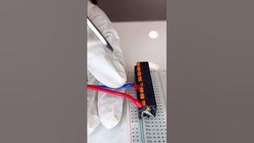 screwless terminal block with press-fit design #screwlessterminalblock  #industrialequipment