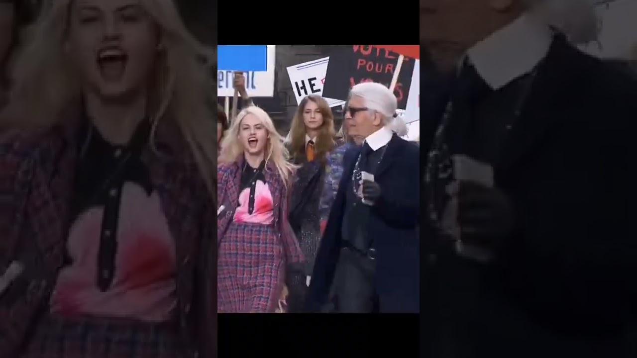 Chanel spring summer 2015 fashionshow was also a feminist rally ...your thoughts?