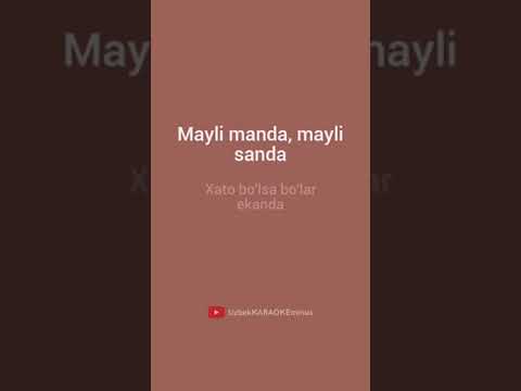 Mayli   Rayhon Uzbek Karaoke Minus