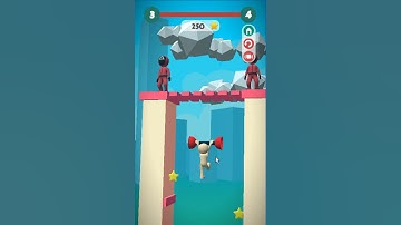 Strange skillful falling arcade game squidly escape fall guy 3d level2 and level3 complete