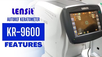 LENSit Autoref-Keratometer KR-9600 Features // The Best Autorefractometer in India