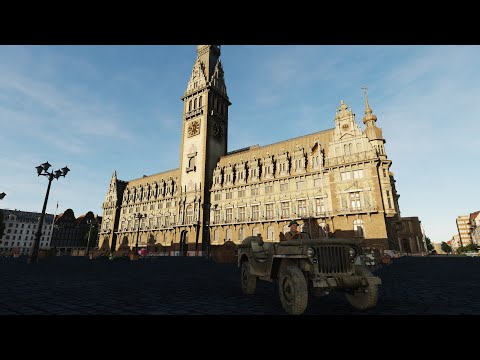 DCS: Cold War Germany - Hamburg City Tour on Willys