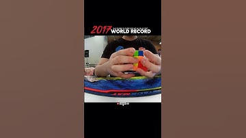 2017 3×3 Rubik’s Cube World Record 😱 | 18.42 Seconds #shorts #viral #cube #rubikscube