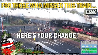 Christmas Steam Express on Railcam NL #330