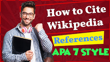 How to cite a Wikipedia article in Reference list || Wikipedia reference APA style [APA 7th edition]