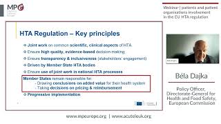 MPE/ALAN Webinar | EU HTA