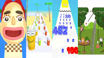 Sandwich | Juice | Number Run 🆚 Thief Puzzle Game - All Levels Walkthrough Android & Ios Ep-01