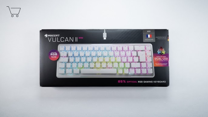 Test Roccat Vulcan II Mini : un clavier opto-mécanique au format 65 % façon  licorne arc-en-ciel - Les Numériques