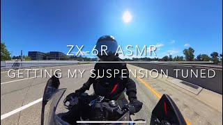 ASMR | WINDY ZX-6R RIDE TO GET SUSPENSION TUNED