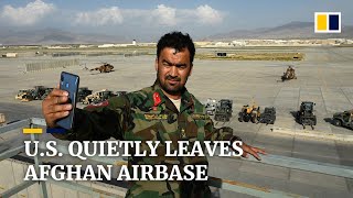 US troops leave Afghanistan’s Bagram airbase without notifying new Afghan commander