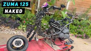 Yamaha Zuma 125 Naked! What's inside? | Mitch's Scooter Stuff