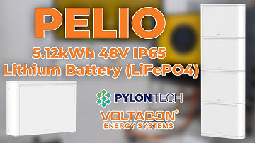 Pelio 5.12kWh LiFePO4 Battery by Pylontech – Scalable, Compact,  Smart Solar Power Storage