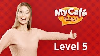 My Cafe: Level 5. More Money from Recipes with Spices. VIP Level. screenshot 5