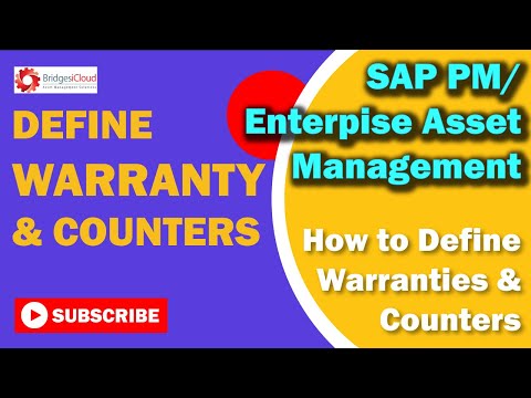 sap plant maintenance warranty check | SAP EAM Tutorial - Part 14: How to Define Warranty Types and Counters in SAP PM