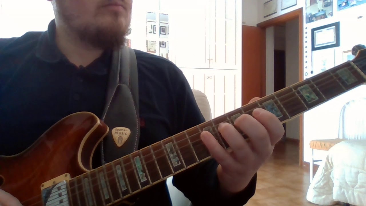 Scala Si minore melodica jazz (bachiana) due ottave per CHITARRA B