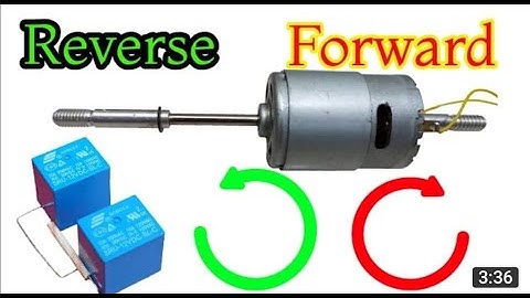 Change direction of rotation of DC motor using 2 relays and Arduino - Bajwa Sadaat