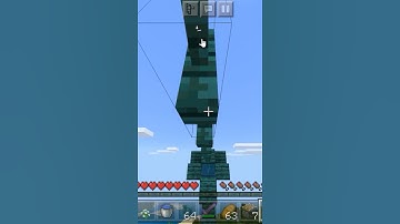 Zipline Minecraft Hack No 16 :) #minecraft #shorts
