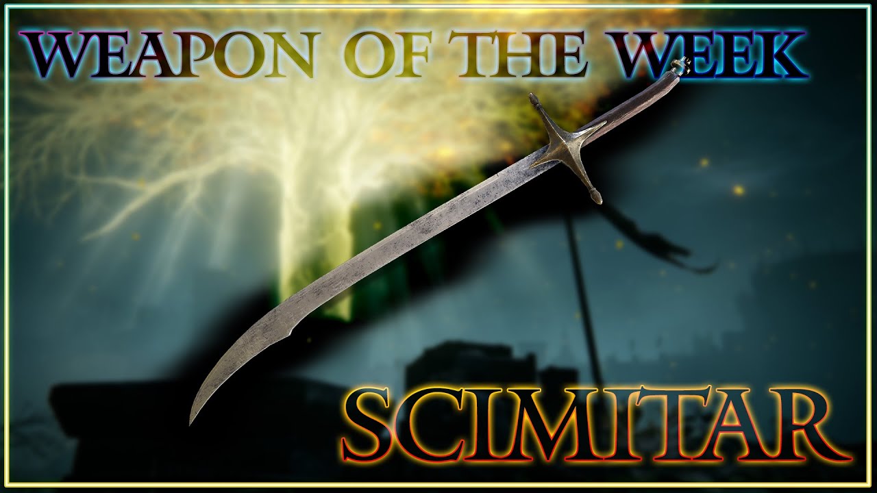 Elden Ring Weapon of the week Scimitar YouTube