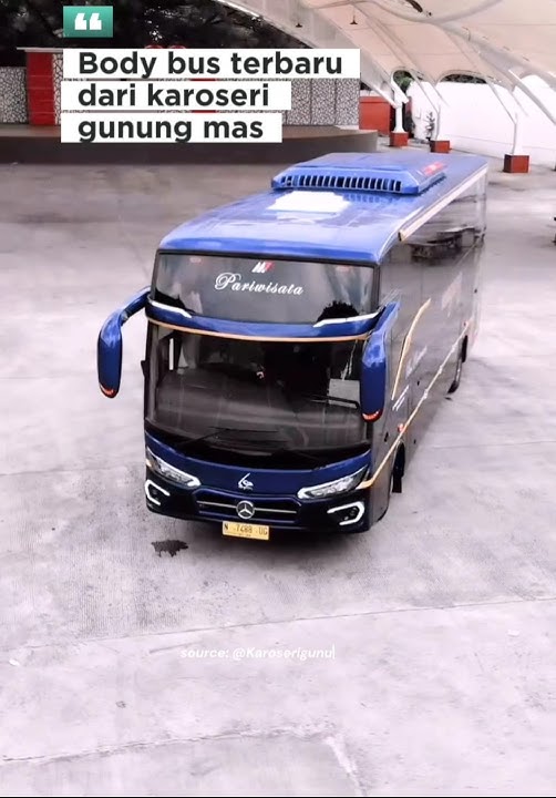 The latest bus body from Gunung Mas bodywork #busmania #tourismbus