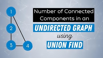 Union Find Data Structure - Number of Connected Components in an Undirected Graph (LeetCode)