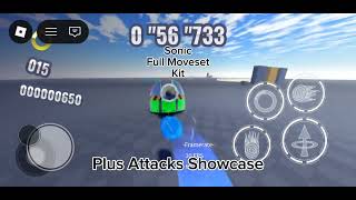Sonic Moveset kit In Speed Demon Framework on ROBLOX 