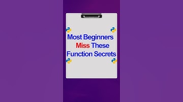 I Used These 5 Function Tricks in Python — Here’s What Changed Python Basics #coding #pythontutorial