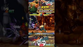 KEN 💥SUPERIOR MATCH VERSUS AKUMA IN STREET FIGHTER ALPHA 2 | TAS | TOOL ASSISTED SUPERPLAY