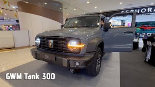 GWM Tank 300 Grey Off-Road SUV Preview Roadshow Walk-around Malaysia