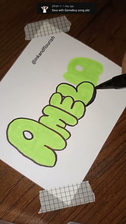 Amelia's name in bubble writing | Sub, Like and Comment your name to be the next! #writing #nameart